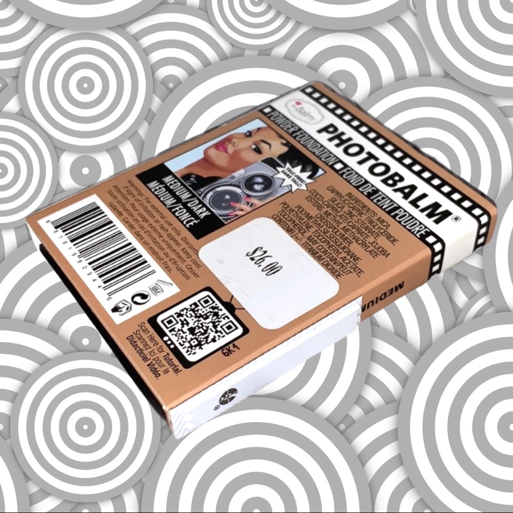 NWT THEBALM photobalm powder foundation med dark - Picture 3 of 4